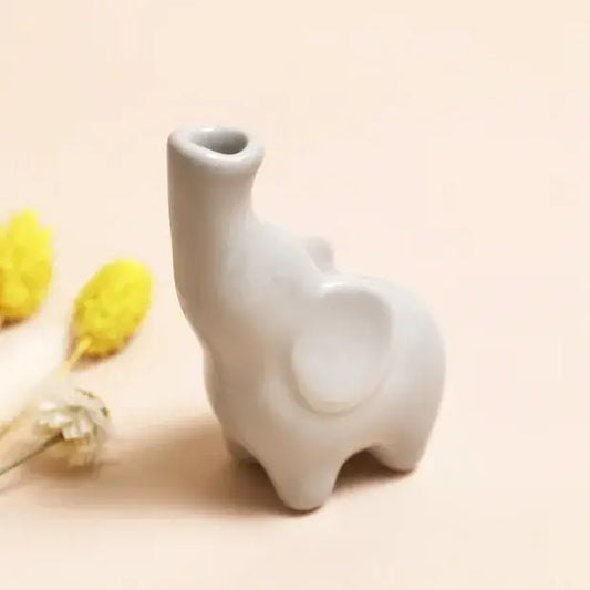 Tiny Elephant Bud Vase