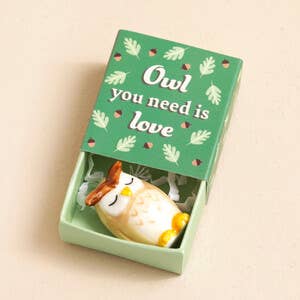 Tiny Matchbox Ceramic Tokens: Gingerbread Man