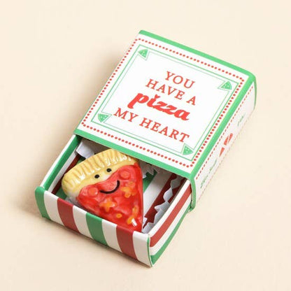 Tiny Matchbox Ceramic Tokens: Gingerbread Man