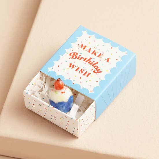 Tiny Matchbox Ceramic Tokens: Gingerbread Man