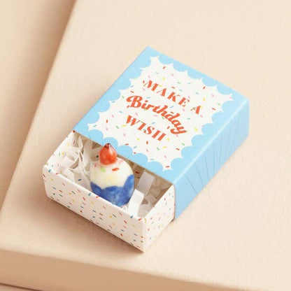 Tiny Matchbox Ceramic Tokens: Gingerbread Man