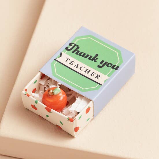 Tiny Matchbox Ceramic Tokens: Gingerbread Man