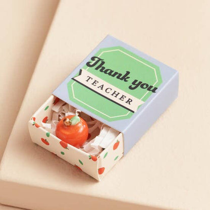 Tiny Matchbox Ceramic Tokens: Gingerbread Man