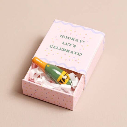 Tiny Matchbox Ceramic Tokens: Bee