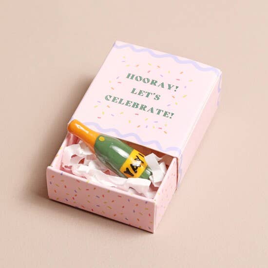 Tiny Matchbox Ceramic Tokens: Gingerbread Man