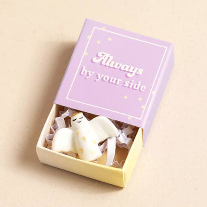 Tiny Matchbox Ceramic Tokens: Gingerbread Man
